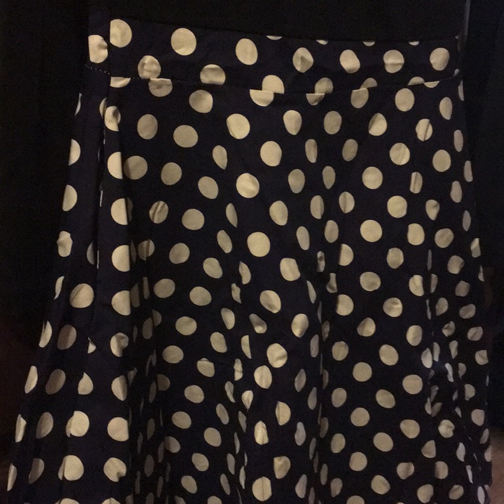 Polka dots Dress with black upper long sleeve. New